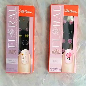 2pk Sally Hansen Floral Nail Appliques 833201 nib